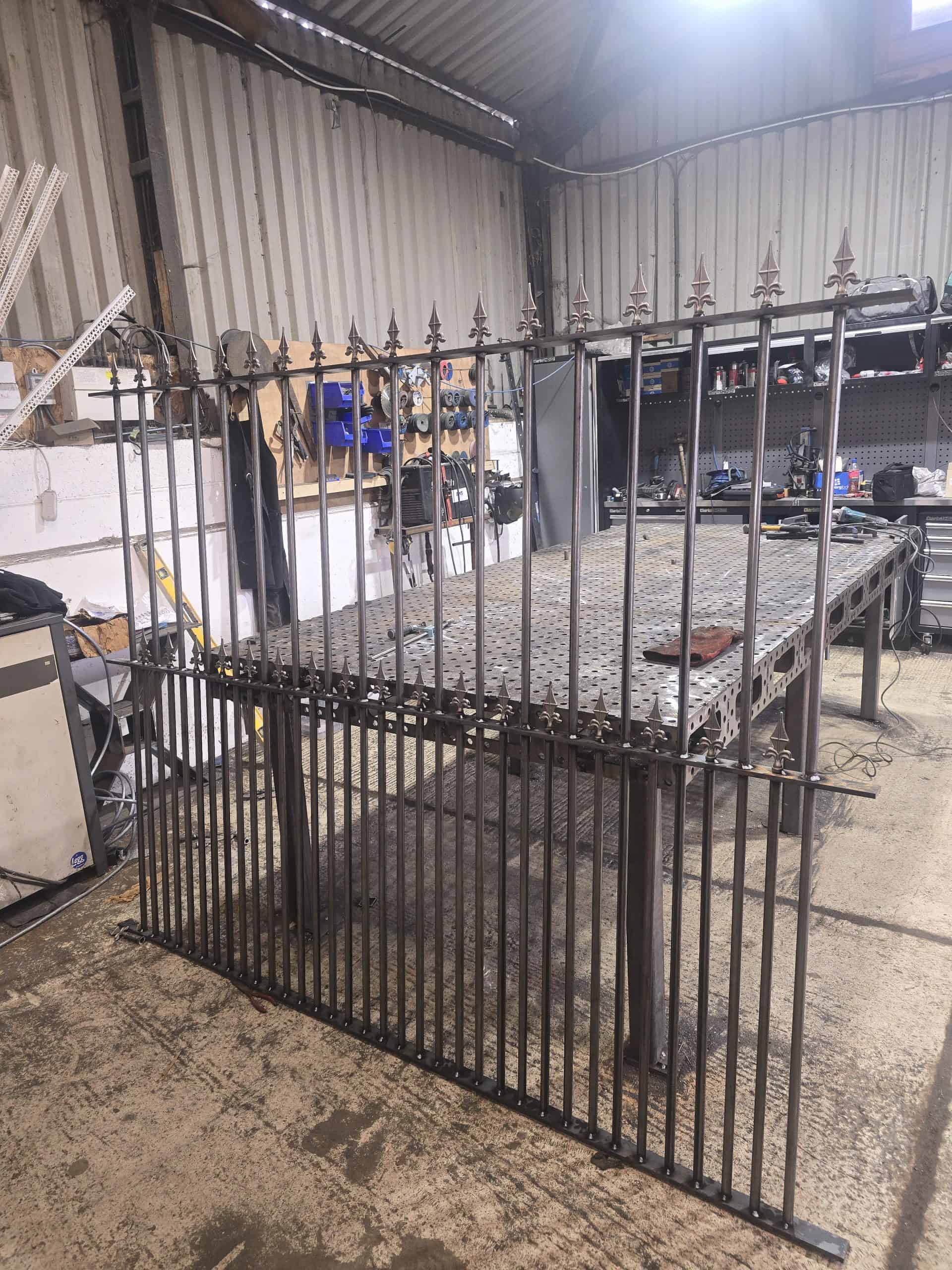 Matching railings fabrication Bashley House New Milton